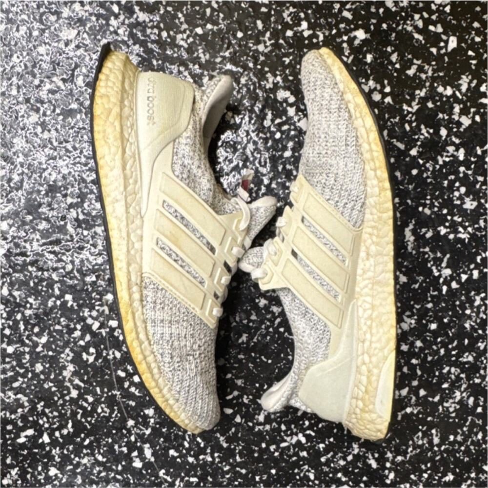 adidas UltraBoost 4.0 Non-Dyed White Grey Six Men's Primeknit Sneakers F36155